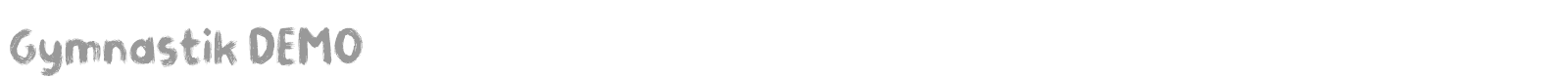 Gymnastik font preview